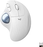 Logitech Ergo M575 Wireless Trackball Mouse, Easy Thumb Control, Precision and Smooth Tracking,...