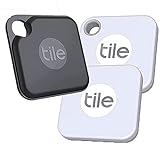 Tile Mate (2020) & Tile Pro Black, Combo - 3 Pack (2 x Mate, 1 x Pro) - High Performance Bluetooth...