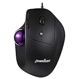 Perixx PERIMICE-520 Wired USB Ergonomic Programmable Trackball Mouse, Adjustable Angle, 8 Button...