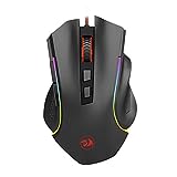 Redragon M602 RGB Wired Gaming Mouse RGB Spectrum Backlit Ergonomic Mouse Griffin Programmable with...