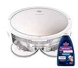 Bissell SpinWave Pet Robot, 2-in-1 Wet Mop and Dry Robot Vacuum, Rotating Mop Pads Scrub Floors,...