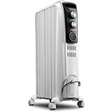 De'Longhi TRD40615T Full Room Radiant Heater Heater-Mechanical-TRD40615T, 10'w x 15'd x 26'h, White
