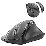 Censi Ergonomic Mouse, Vertical Wireless Mouse - 2.4GHz Optical Vertical Mice : 3 Adjustable DPI...