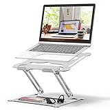 DUCHY Adjustable Laptop Stand, FYSMY Ergonomic Portable Computer Stand with Heat-Vent to Elevate...