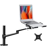 Viozon Laptop/Notebook/Projector Mount Stand, Height Adjustable Single Arm Mount Support 12-17 inch...