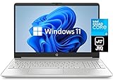2022 Newest HP 15.6' HD Laptop Computer, 11th Gen Intel Quad-Core i3-1125G4 (Up to 3.7GHz, Beat...