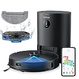 Laresar Robot Vacuum and Mop with Auto Dirt Disposal, Max 3500pa Suction, App Control, Editable Map,...