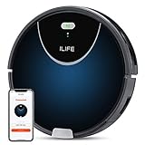 ILIFE V80 Max Robot Vacuum Cleaner, Wi-Fi Connected, 2000Pa Max Suction, Works with Alexa, 750ml...