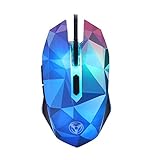 Zeerkeers Wired Gaming Mouse 6 Buttons Dazzle Color Diamond Edition Computer Mice, 4 Adjustable DPI...