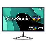 ViewSonic VX2476-SMHD 24 Inch 1080p Widescreen IPS Monitor with Ultra-Thin Bezels, HDMI and...