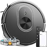 Robot Vacuum and Mop Combo, 3 in 1 Mopping Robotic Vacuum with Schedule, App/Bluetooth/Alexa, 1600Pa...