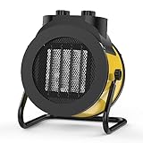 Space Heater, 1500W Electric Heater, Portable Heater with 90°Adjustable Angle, Fast Safety Heat,...