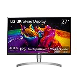 LG UltraFine UHD 27-Inch 4K UHD 2160p Computer Monitor 27UN850-W, IPS with VESA DisplayHDR 400, AMD...