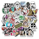 Star Wa_rs Waterproof Stickers of 50 Vinyl Decal Merchandise Laptop Stickers for Laptops, Computers,...